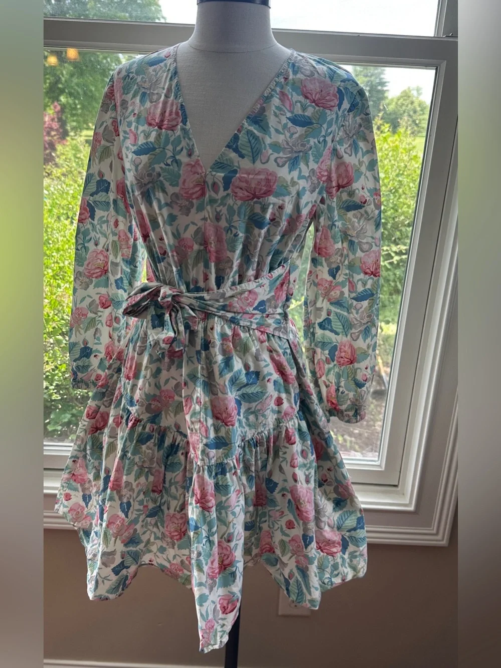 La‎ Vie Rebecca Taylor Paint Garden Dress Size Small